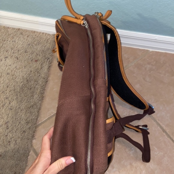 Nwot vintage BODHI computer laptop military canvas  backpack - Picture 4 of 12